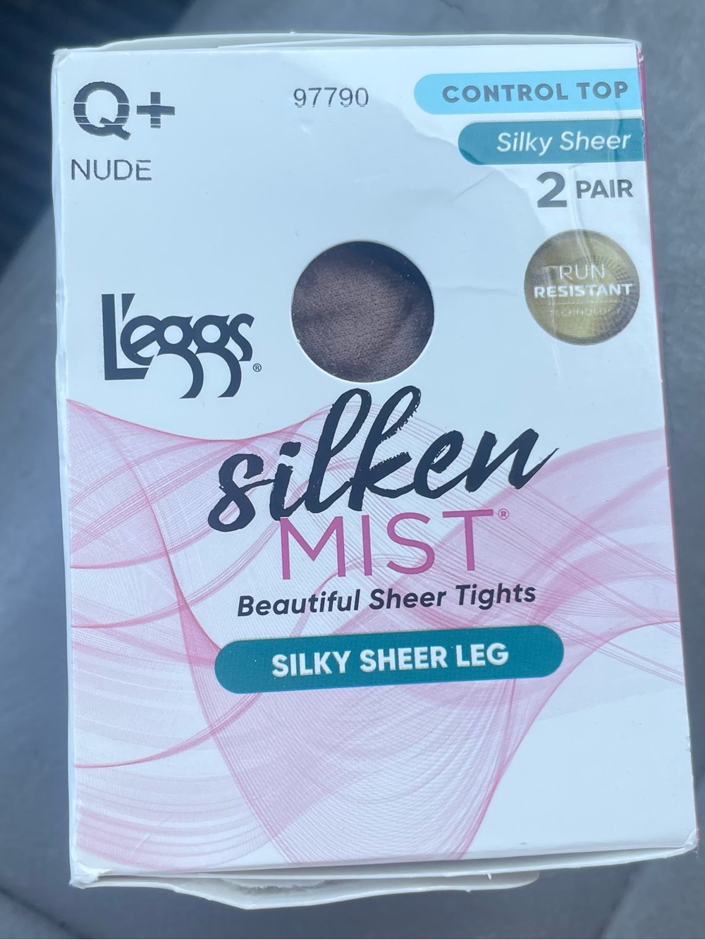 Silken Mist Sheer Tights Nude women’s X-Large control top